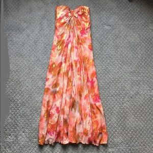nicole miller lava gown